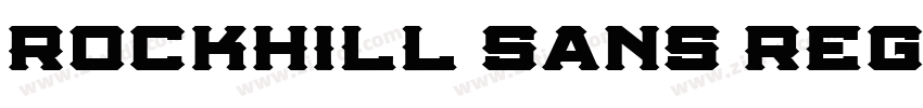 Rockhill Sans Regula字体转换